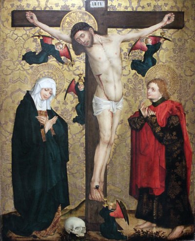 Crucifixion of Christ with Mary and the Evangelist John by Unbekannt Unbekannt